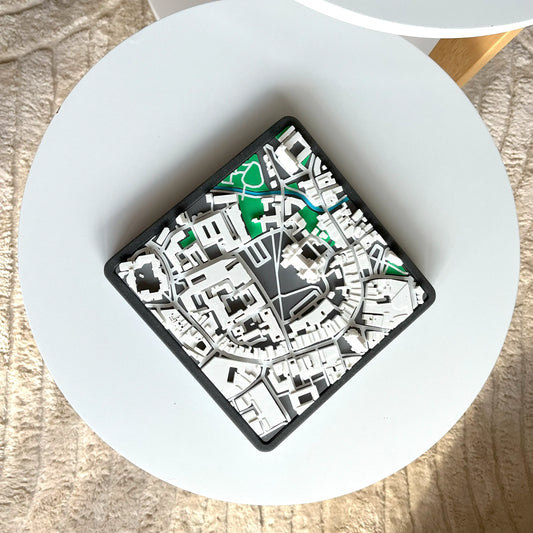Münster in 3D: Innenstadt – 3D-Druck Stadtmodell