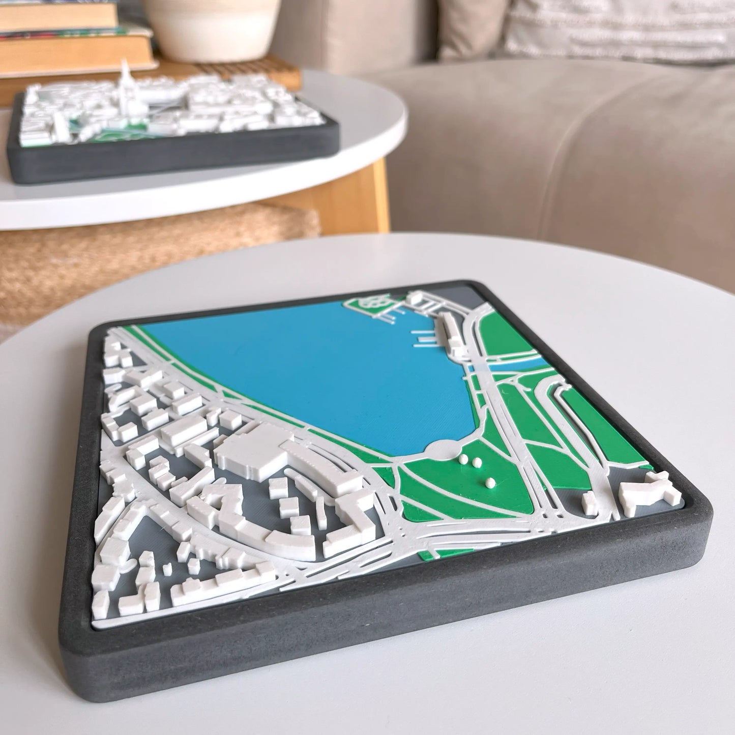 Münster in 3D: Aasee – 3D-Druck Stadtmodell