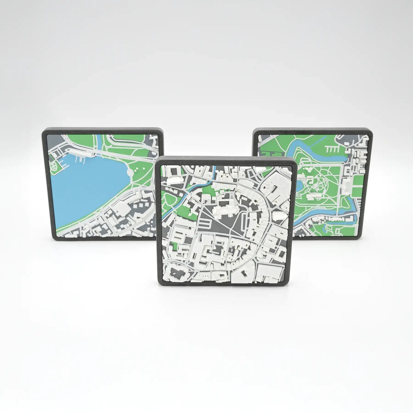 Münster in 3D: 3er Set – 3D-Druck Stadtmodell