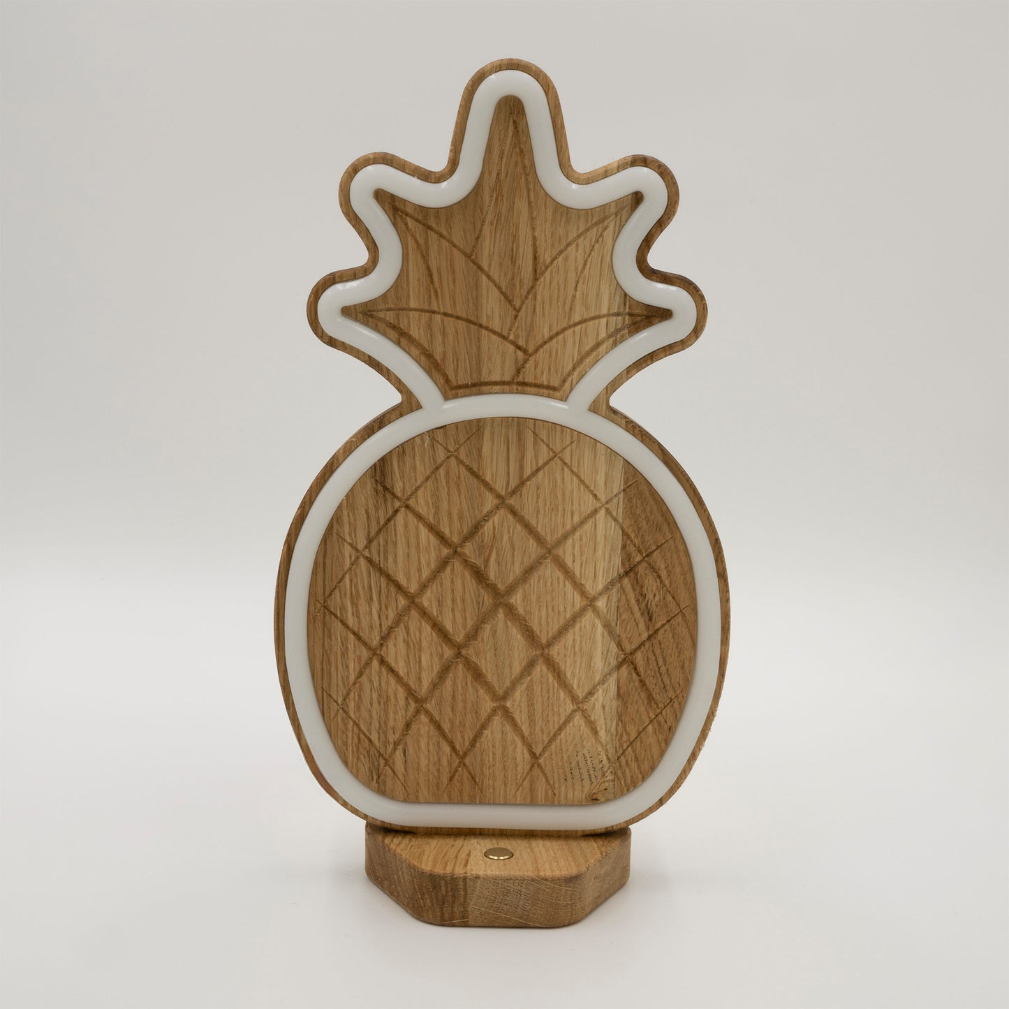 Lignulux Dual-Color LED Lampe - Anna die Ananas - Ausgeschaltet