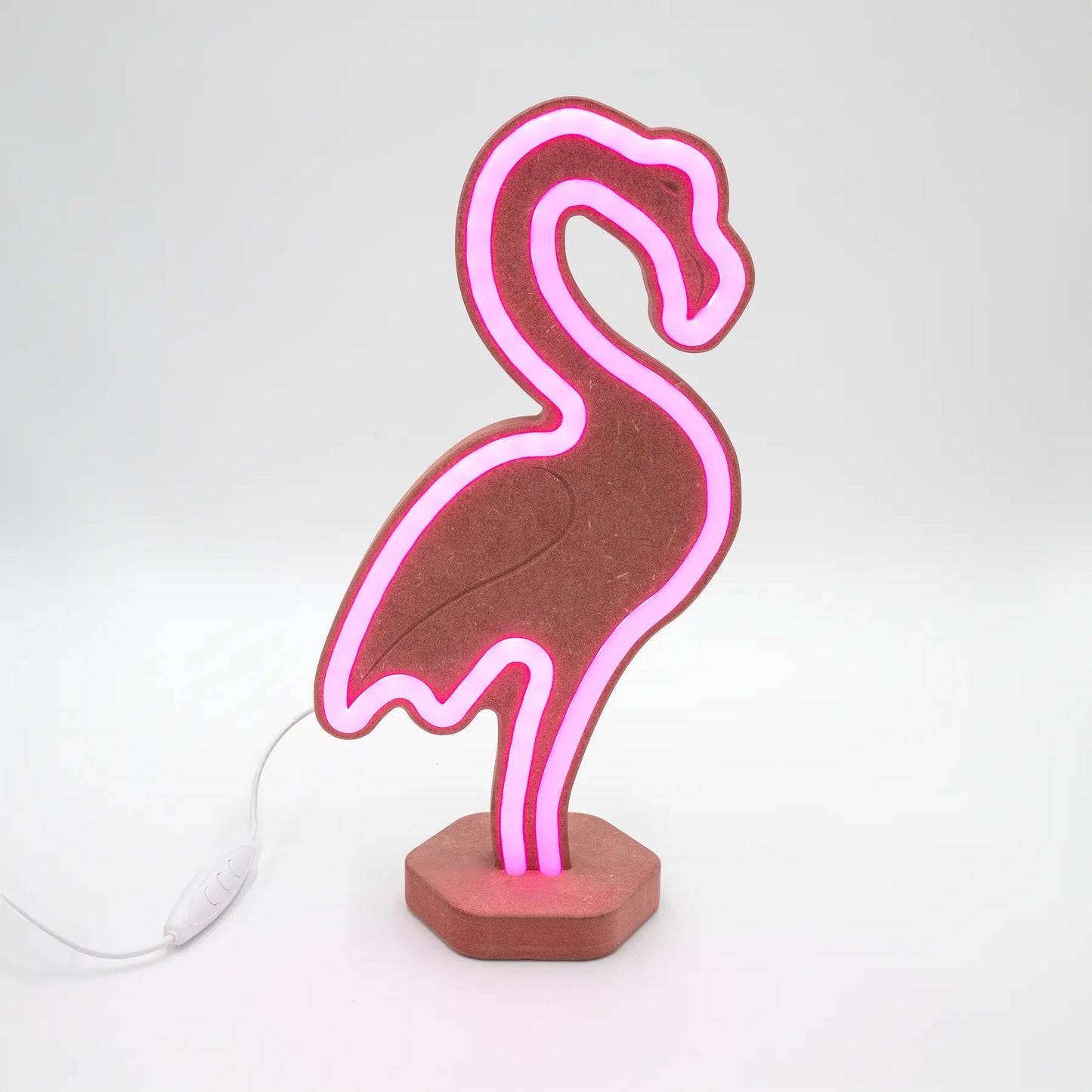 Lignulux DUAL-COLOR Frank der Flamingo - LED Lampe