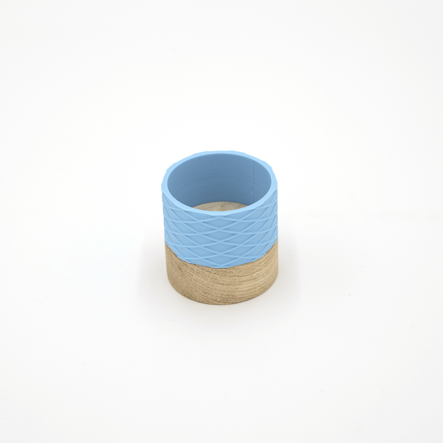 Columina "Waffles" – Design LED-Teelichthalter aus Holz und 3D-Druck