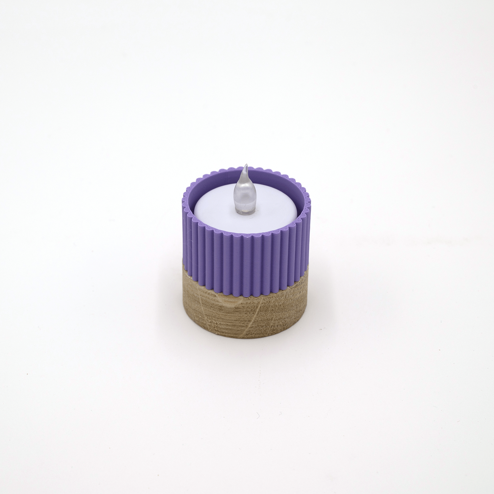 Columina "Riffled"  – Design LED-Teelichthalter von der Factory
