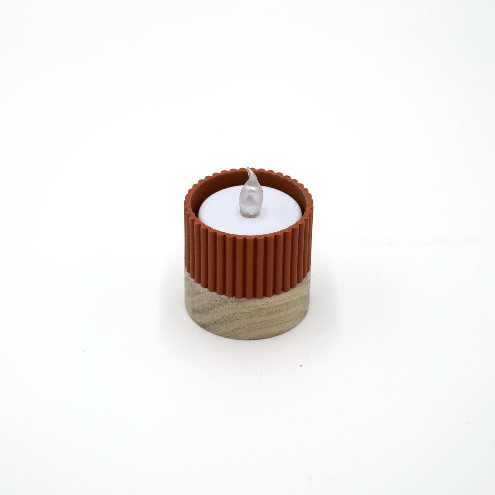 Columina "Riffled"  – Design LED-Teelichthalter von der Factory