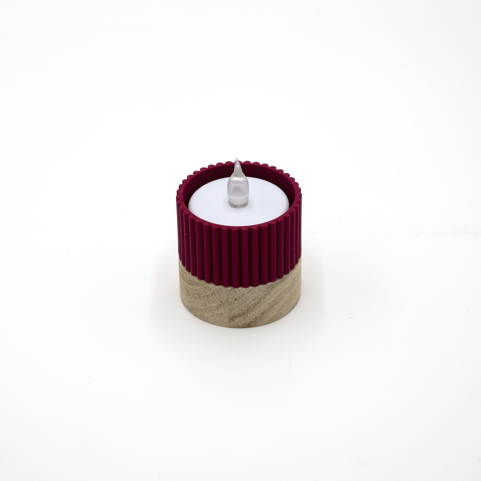 Columina "Riffled"  – Design LED-Teelichthalter von der Factory