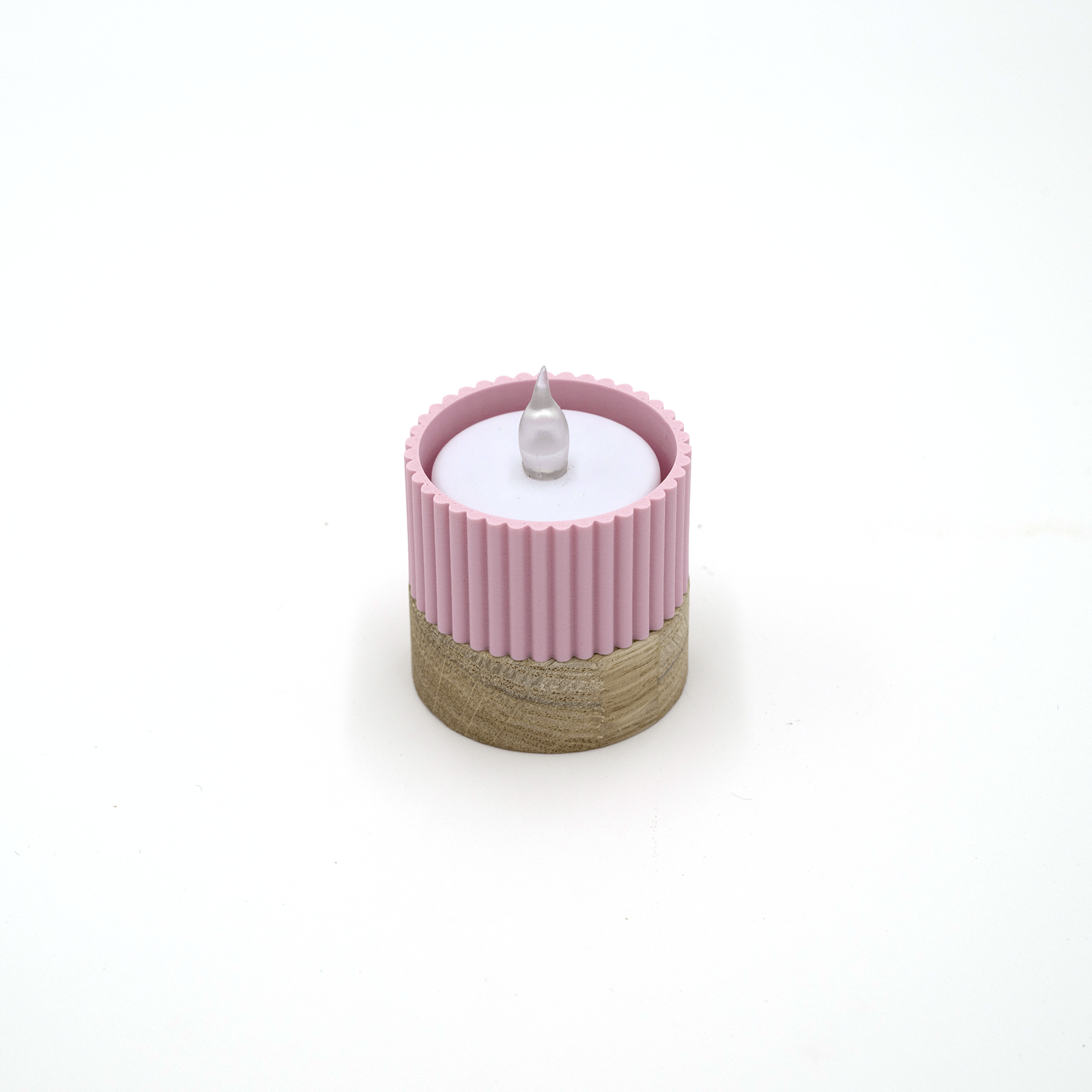 Columina "Riffled"  – Design LED-Teelichthalter von der Factory