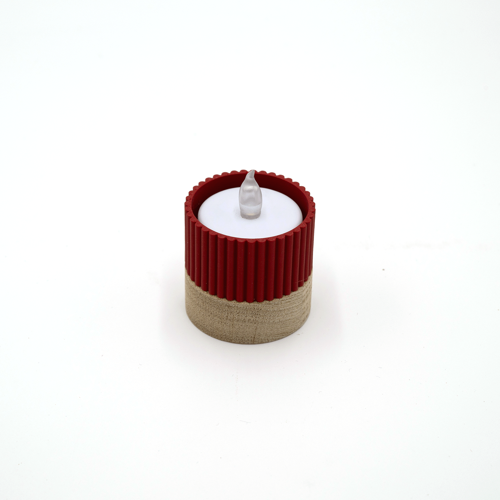 Columina "Riffled"  – Design LED-Teelichthalter von der Factory