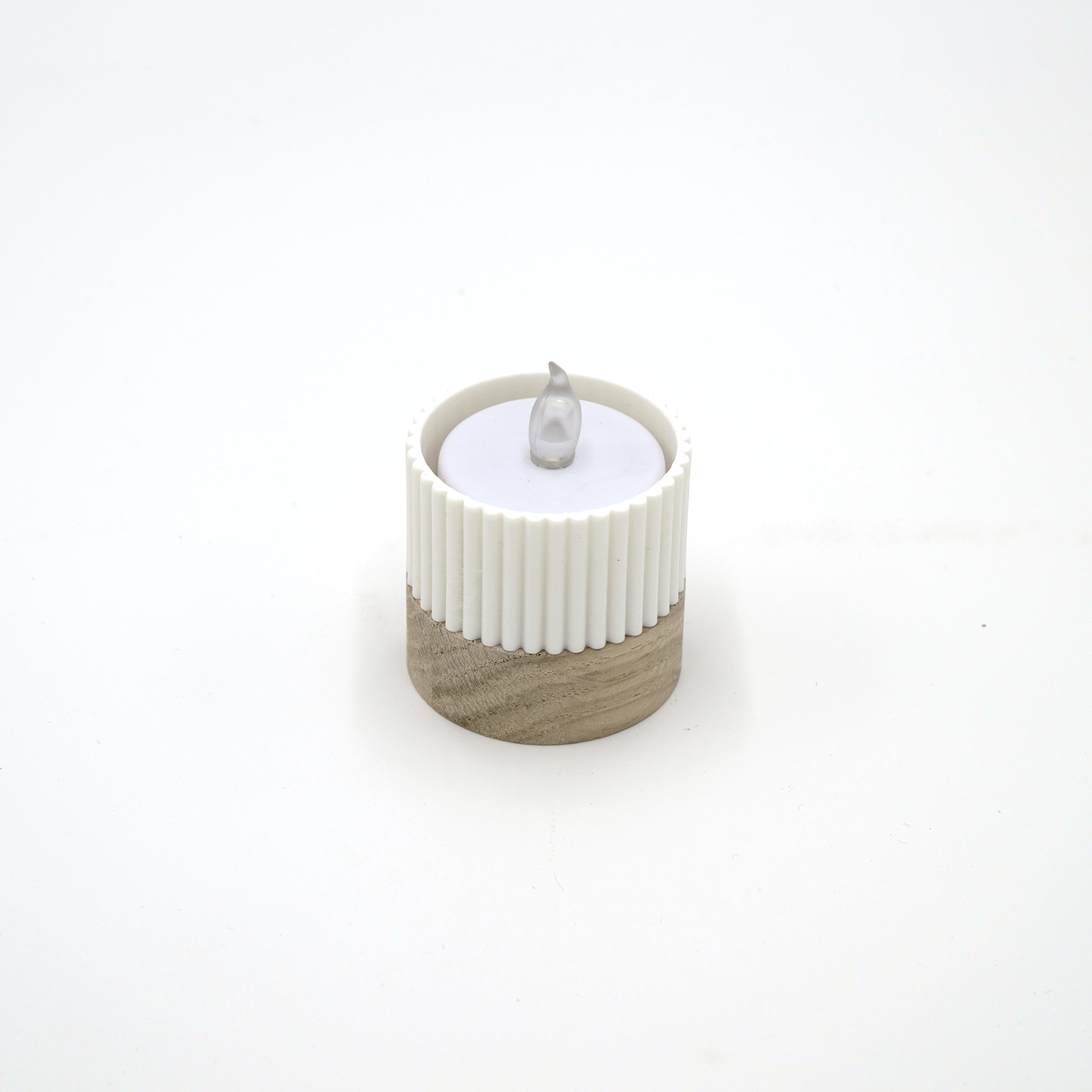 Columina "Riffled"  – Design LED-Teelichthalter von der Factory
