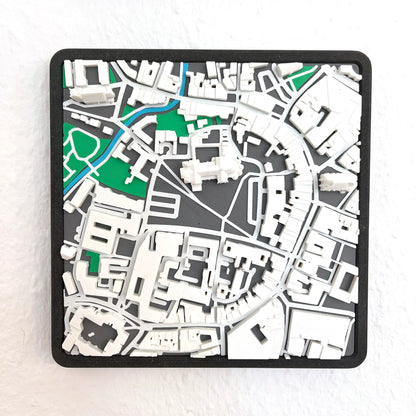 Münster in 3D: Innenstadt – 3D-Druck Stadtmodell