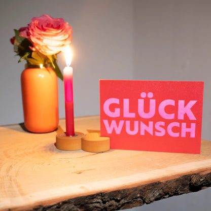 Ringcut – Kerzenständer + Kartenhalter