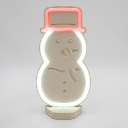 Lignulux DUAL-COLOR Sam der Schneemann – LED Lampe