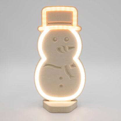 Lignulux DUAL-COLOR Sam der Schneemann – LED Lampe