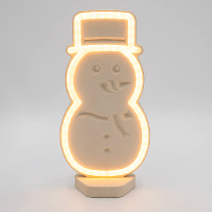 Lignulux DUAL-COLOR Sam der Schneemann – LED Lampe