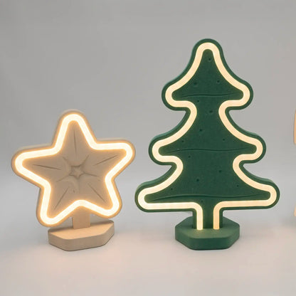 Lignulux DUAL-COLOR Weihnachts Duo – LED Lampen-Set Valchromat