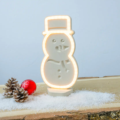 Lignulux DUAL-COLOR Sam der Schneemann – LED Lampe