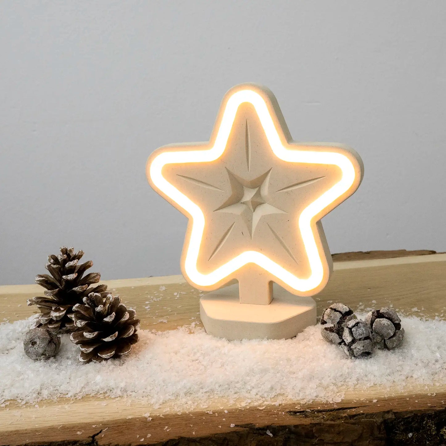 Lignulux DUAL-COLOR Weihnachts Duo – LED Lampen-Set Valchromat