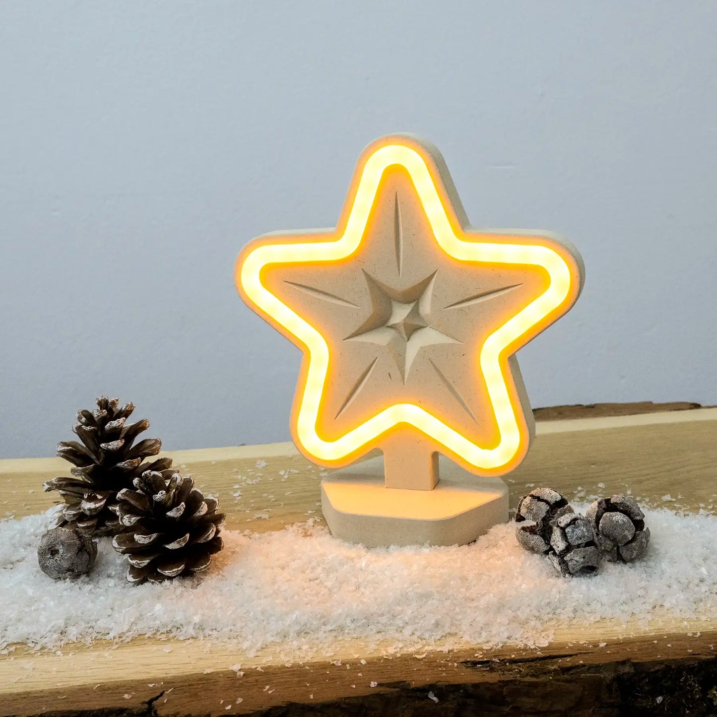 Lignulux DUAL-COLOR Leo der leuchtende Stern – LED Lampe