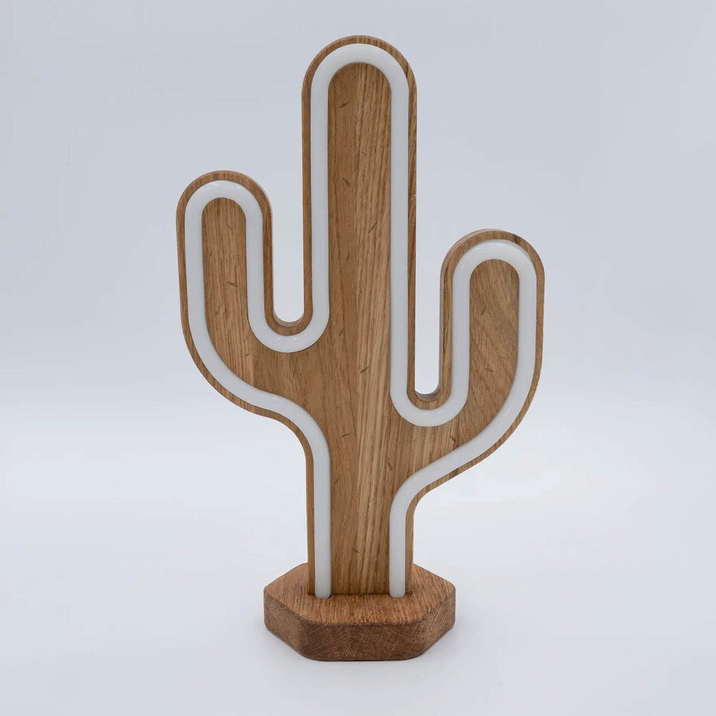 Lignulux DUAL-COLOR Kurt der Kaktus – LED Neonlampe