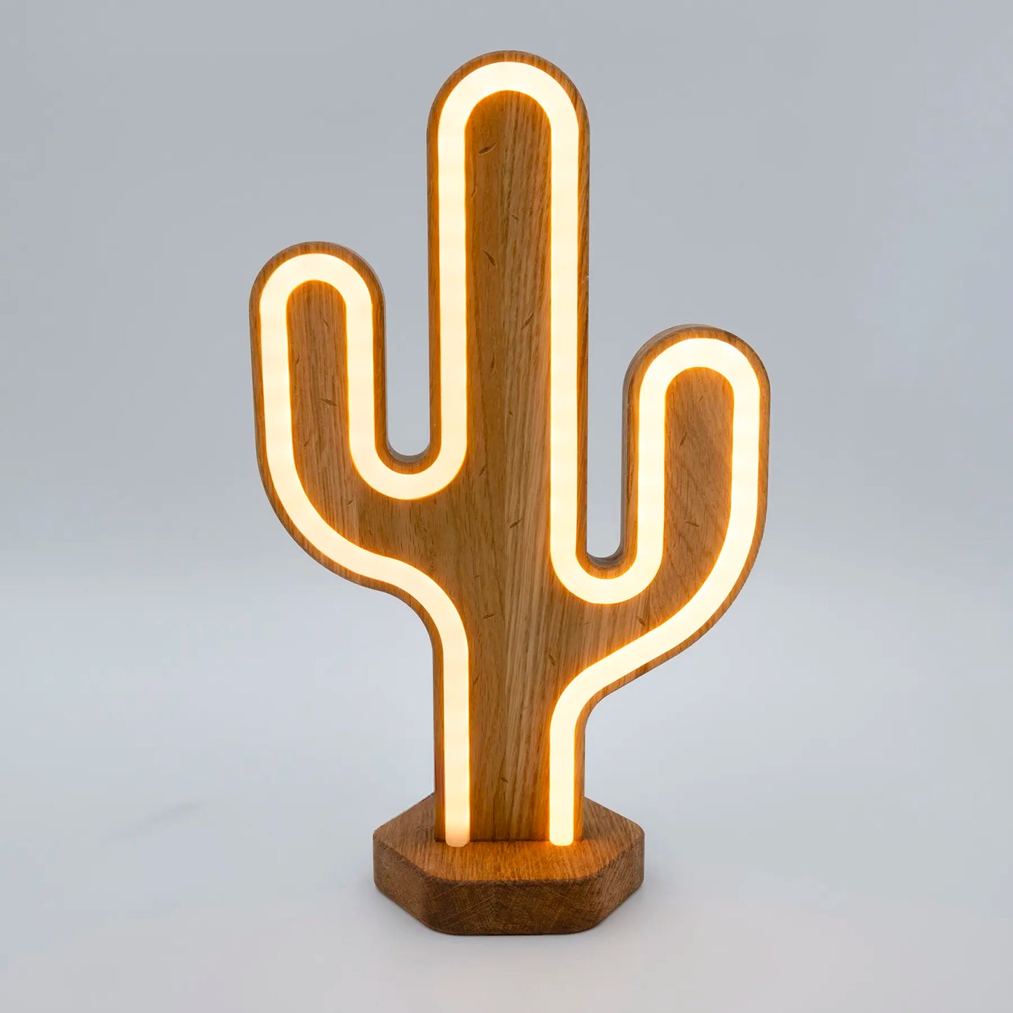 Lignulux DUAL-COLOR Kurt der Kaktus – LED Neonlampe