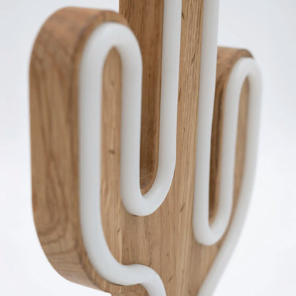 Lignulux DUAL-COLOR Kurt der Kaktus – LED Neonlampe