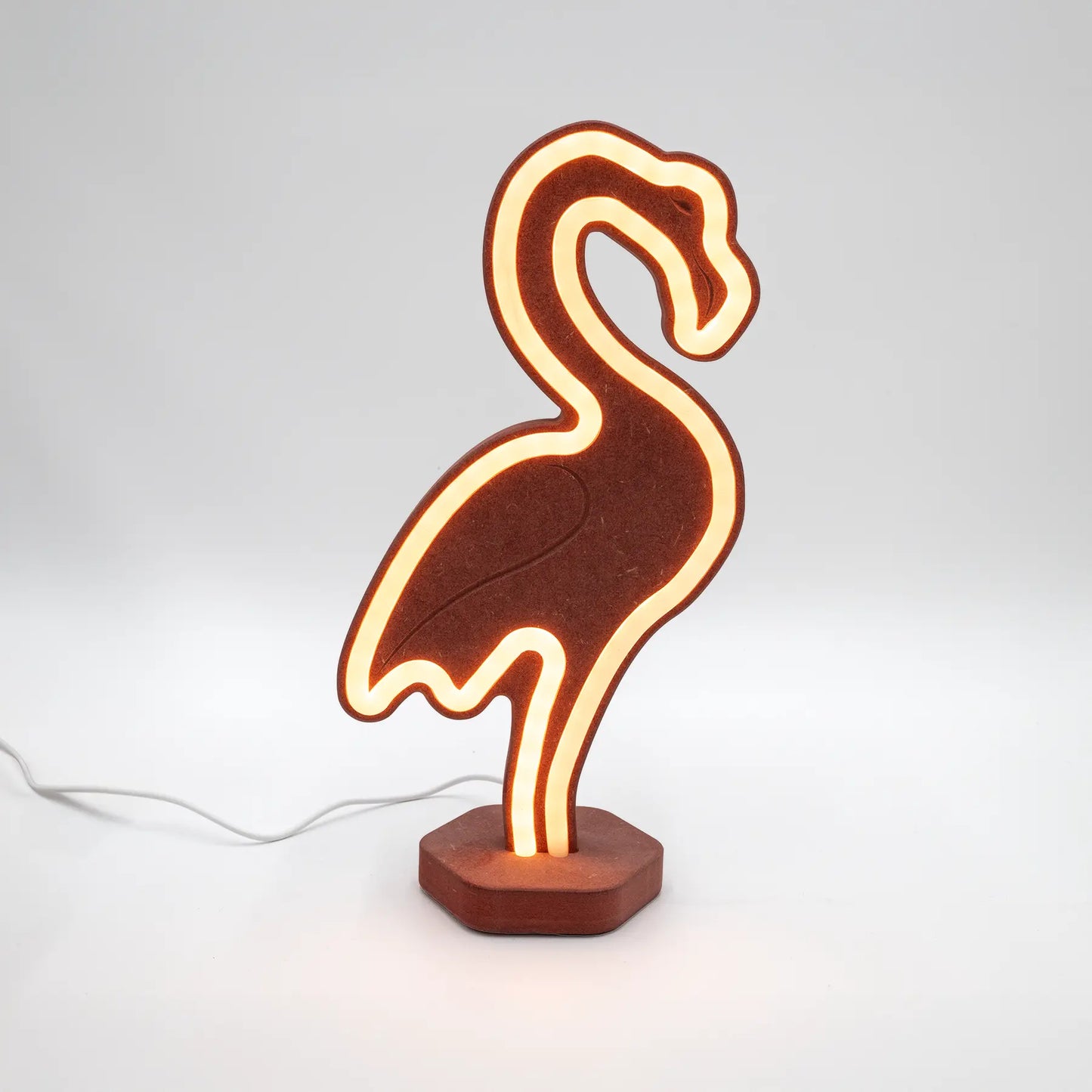 Lignulux DUAL-COLOR Frank der Flamingo - LED Lampe