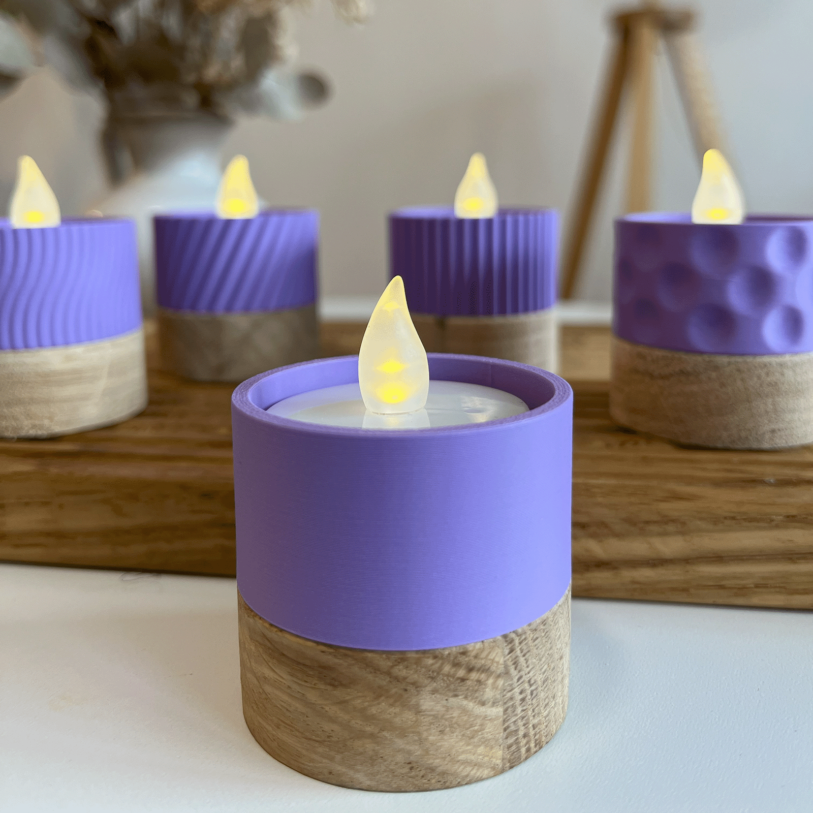 Columina "Pure"  – Design LED-Teelichthalter von der Factory