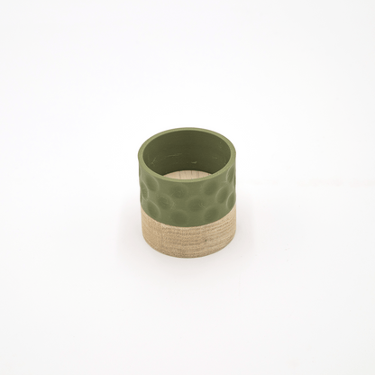 Columina "Bubbles"  – Design LED-Teelichthalter aus Holz und 3D-Druck