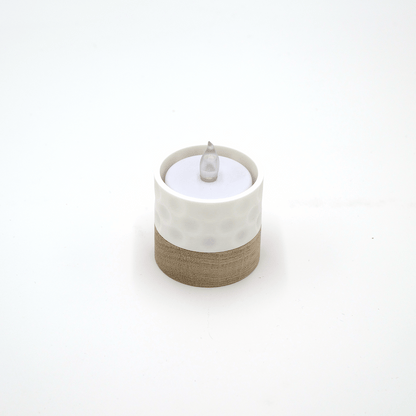 Columina "Bubbles"  – Design LED-Teelichthalter aus Holz und 3D-Druck